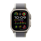 GETIT.QA- Qatar’s Best Online Shopping Website offers APPLE WATCH ULTRA 2 GPS + CELLULAR, TITANIUM CASE WITH GREEN/GREY TRAIL LOOP, 49 MM, M/L, MRF43 at the lowest price in Qatar. Free Shipping & COD Available!