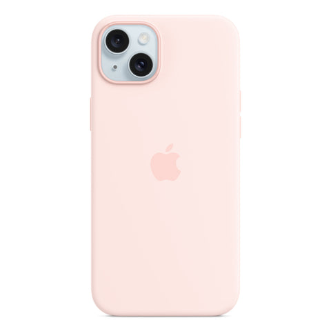 GETIT.QA- Qatar’s Best Online Shopping Website offers APPLE IPHONE 15 PLUS SILICONE CASE WITH MAGSAFE, LIGHT PINK, MT143ZM/A at the lowest price in Qatar. Free Shipping & COD Available!