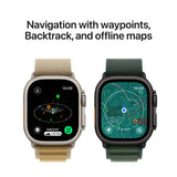 GETIT.QA- Qatar’s Best Online Shopping Website offers PRE-ORDER APPLE WATCH ULTRA 2 GPS + CELLULAR, 49 MM BLACK TITANIUM CASE WITH DARK GREEN ALPINE LOOP - MEDIUM at the lowest price in Qatar. Free Shipping & COD Available!