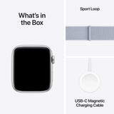 GETIT.QA- Qatar’s Best Online Shopping Website offers PRE-ORDER APPLE WATCH SE GPS, 40 MM SILVER ALUMINIUM CASE WITH BLUE CLOUD SPORT LOOP, MXEE3QA/A at the lowest price in Qatar. Free Shipping & COD Available!