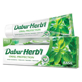 GETIT.QA- Qatar’s Best Online Shopping Website offers DABUR HERBAL BASIL ORAL PROTECTION TOOTHPASTE 150 G at the lowest price in Qatar. Free Shipping & COD Available!