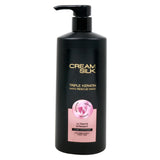 GETIT.QA- Qatar’s Best Online Shopping Website offers CREAM SILK TRIPLE KERATIN ULTIMATE STRAIGHT ULTRA CONDITIONER 600 ML at the lowest price in Qatar. Free Shipping & COD Available!