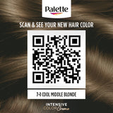 GETIT.QA- Qatar’s Best Online Shopping Website offers PALETTE INTENSIVE COLOR CREME 7-1 MEDIUM ASH BLONDE 1 PKT at the lowest price in Qatar. Free Shipping & COD Available!