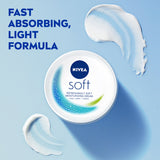 GETIT.QA- Qatar’s Best Online Shopping Website offers NIVEA MOISTURISING CREAM SOFT REFRESHING JAR 100 ML at the lowest price in Qatar. Free Shipping & COD Available!