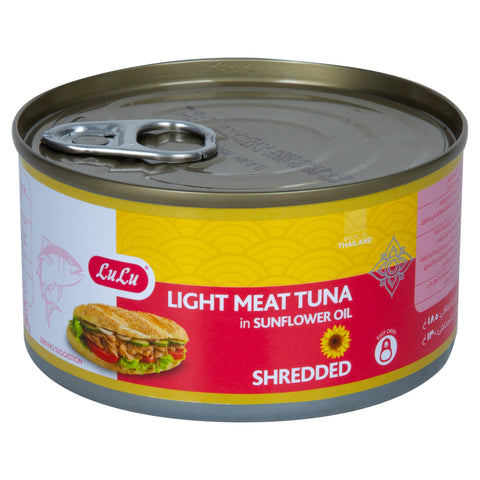 GETIT.QA- Qatar’s Best Online Shopping Website offers LULU LIGHT MEAT SHREDDED TUNA IN SUNFLOWER OIL 185 G at the lowest price in Qatar. Free Shipping & COD Available!