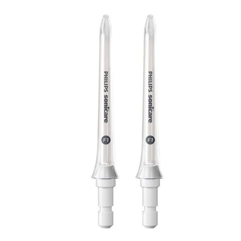 GETIT.QA- Qatar’s Best Online Shopping Website offers PHILIPS SONICARE F1 STANDARD ORAL IRRIGATOR FLOSSER NOZZLE, PACK OF 2, HX3042/00 at the lowest price in Qatar. Free Shipping & COD Available!