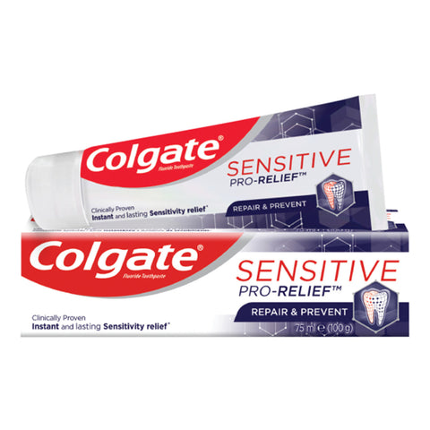 GETIT.QA- Qatar’s Best Online Shopping Website offers COLGATE TOOTHPASTE SENSITIVE PRO RELIEF REPAIR AND PREVENT 75 ML at the lowest price in Qatar. Free Shipping & COD Available!