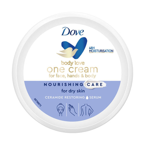 GETIT.QA- Qatar’s Best Online Shopping Website offers DOVE BODY LOVE NOURISHING CARE ONE CREAM-- 250 ML at the lowest price in Qatar. Free Shipping & COD Available!