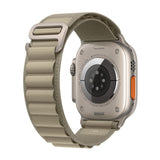 GETIT.QA- Qatar’s Best Online Shopping Website offers APPLE WATCH ULTRA 2 GPS + CELLULAR, TITANIUM CASE WITH OLIVE ALPINE LOOP, 49 MM, SMALL, MREX3AE/A at the lowest price in Qatar. Free Shipping & COD Available!