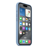 GETIT.QA- Qatar’s Best Online Shopping Website offers APPLE IPHONE 15 PRO SILICONE CASE WITH MAGSAFE, WINTER BLUE, MT1L3ZM/A at the lowest price in Qatar. Free Shipping & COD Available!