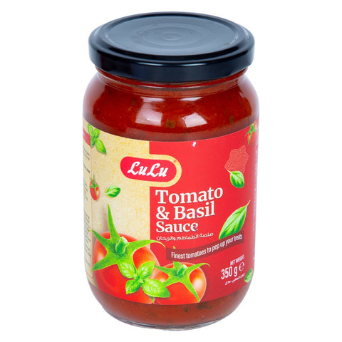 GETIT.QA- Qatar’s Best Online Shopping Website offers LULU PASTA.SCE TMTO&BASIL 350G at the lowest price in Qatar. Free Shipping & COD Available!