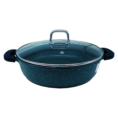 GETIT.QA- Qatar’s Best Online Shopping Website offers CHEFLINE DIE CAST DOUNBLE HANDLE WOK PAN 26CM at the lowest price in Qatar. Free Shipping & COD Available!