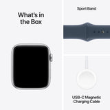 GETIT.QA- Qatar’s Best Online Shopping Website offers APPLE WATCH SE GPS, SILVER ALUMINIUM CASE WITH STORM BLUE SPORT BAND, 40 MM, S/M, MRE13 at the lowest price in Qatar. Free Shipping & COD Available!