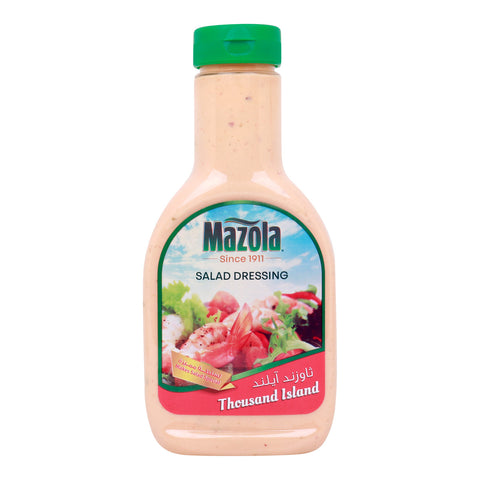 GETIT.QA- Qatar’s Best Online Shopping Website offers MAZOLA 1000 ISLAND DRSNG 400ML at the lowest price in Qatar. Free Shipping & COD Available!