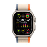 GETIT.QA- Qatar’s Best Online Shopping Website offers APPLE WATCH ULTRA 2 GPS + CELLULAR, TITANIUM CASE WITH ORANGE/BEIGE TRAIL LOOP, 49 MM, S/M, MRF13AE/A at the lowest price in Qatar. Free Shipping & COD Available!