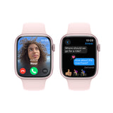 GETIT.QA- Qatar’s Best Online Shopping Website offers APPLE WATCH SERIES 9 GPS, PINK ALUMINIUM CASE WITH LIGHT PINK SPORT BAND, 41 MM, M/L, MR943QA/A at the lowest price in Qatar. Free Shipping & COD Available!