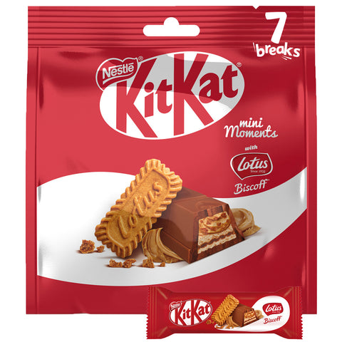 GETIT.QA- Qatar’s Best Online Shopping Website offers KITKAT MINI MOMNT LOTUS 116.2G at the lowest price in Qatar. Free Shipping & COD Available!