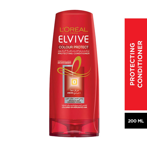 GETIT.QA- Qatar’s Best Online Shopping Website offers L'OREAL PARIS ELVIVE COLOUR PROTECTING CONDITIONER 200 ML at the lowest price in Qatar. Free Shipping & COD Available!