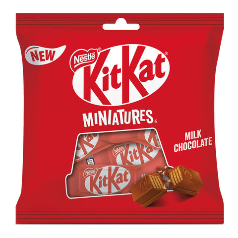 GETIT.QA- Qatar’s Best Online Shopping Website offers NESTLE KITKAT MINIATURES MILK CHOCOLATE 10 PCS 110 G at the lowest price in Qatar. Free Shipping & COD Available!