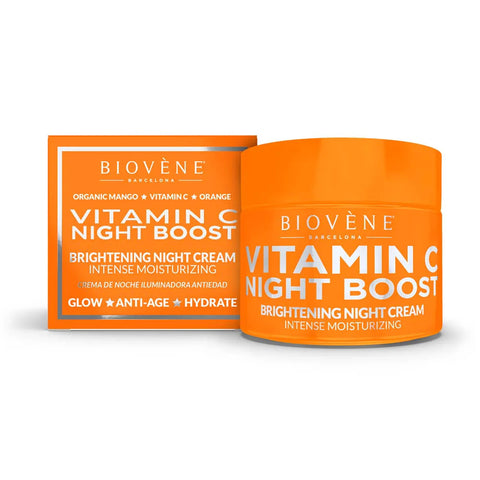 GETIT.QA- Qatar’s Best Online Shopping Website offers BIOVENE VITAMIN C NIGHT BOOST ANTI-AGE BRIGHTENING NIGHT CREAM 50 ML at the lowest price in Qatar. Free Shipping & COD Available!