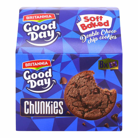 GETIT.QA- Qatar’s Best Online Shopping Website offers BRITANNIA GOOD DAY SOFT BAKED DOUBLE CHOCO CHIP COOKIES-- 28 G at the lowest price in Qatar. Free Shipping & COD Available!