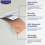 GETIT.QA- Qatar’s Best Online Shopping Website offers HANSAPLAST PLASTERS EXTRA ROBUST WATERPROOF 16 PCS at the lowest price in Qatar. Free Shipping & COD Available!