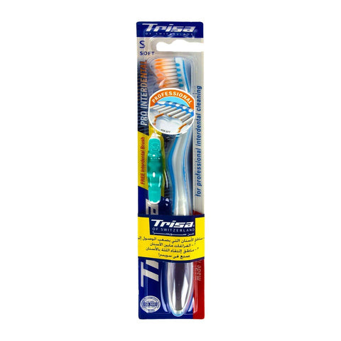 GETIT.QA- Qatar’s Best Online Shopping Website offers TRISA PRO INTERDENTAL SOFT TOOTHBRUSH 1 PC at the lowest price in Qatar. Free Shipping & COD Available!