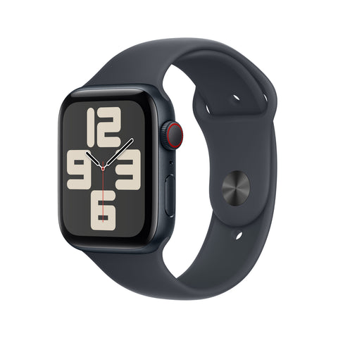 GETIT.QA- Qatar’s Best Online Shopping Website offers PRE-ORDER APPLE WATCH SE GPS + CELLULAR, 44 MM MIDNIGHT ALUMINIUM CASE WITH MIDNIGHT SPORT BAND - M/L, MXGM3QA/A at the lowest price in Qatar. Free Shipping & COD Available!