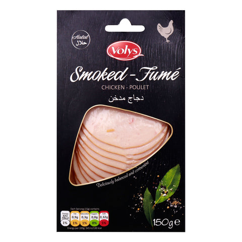 GETIT.QA- Qatar’s Best Online Shopping Website offers VOLYS SMOKED FUME CHICKEN-POULET-- 150 G at the lowest price in Qatar. Free Shipping & COD Available!