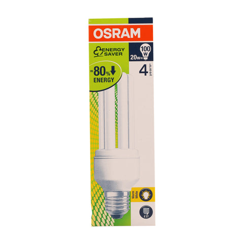 GETIT.QA- Qatar’s Best Online Shopping Website offers OSRAM ENERGY SAVER BULB 20W E27 WARM WHITE at the lowest price in Qatar. Free Shipping & COD Available!