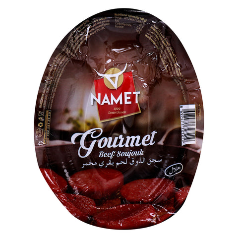 GETIT.QA- Qatar’s Best Online Shopping Website offers NAMET GOURMET BEEF SOUJOUK 240 G at the lowest price in Qatar. Free Shipping & COD Available!