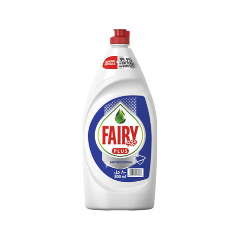 GETIT.QA- Qatar’s Best Online Shopping Website offers FAIRY PLUS ANTIBACTERIAL DISHWASHING LIQUID SOAP WITH ALTERNATIVE POWER TO BLEACH 800 ML
 at the lowest price in Qatar. Free Shipping & COD Available!