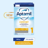 GETIT.QA- Qatar’s Best Online Shopping Website offers APTAMIL COMFORT STAGE 1 FORMULA MILK POWDER FOR BABY AND INFANT 900 G at the lowest price in Qatar. Free Shipping & COD Available!