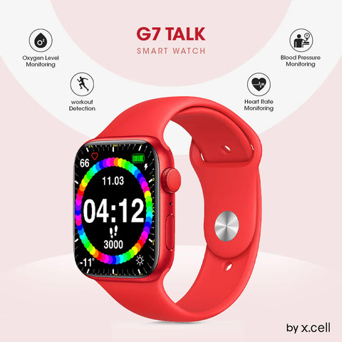 GETIT.QA- Qatar’s Best Online Shopping Website offers X.CELL SMART WATCH G7 TALK RED at the lowest price in Qatar. Free Shipping & COD Available!