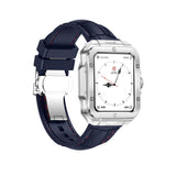 GETIT.QA- Qatar’s Best Online Shopping Website offers SWISS MILITARY SMART WATCH ALPS2,GUN METALFRAME AND DARK BLUE SLICION STRAP,SQUARE FACE at the lowest price in Qatar. Free Shipping & COD Available!