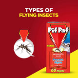 GETIT.QA- Qatar’s Best Online Shopping Website offers PIF PAF POWER GUARD LIQUID MOSQUITO KILLER REFILL 60 NIGHTS 45 ML
 at the lowest price in Qatar. Free Shipping & COD Available!