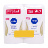 GETIT.QA- Qatar’s Best Online Shopping Website offers NIVEA DEO CLEAN PROTECT ANTI PERSPIRANT STICK-- 2 X 50 ML at the lowest price in Qatar. Free Shipping & COD Available!