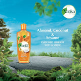 GETIT.QA- Qatar’s Best Online Shopping Website offers VATIKA NATURALS ALMOND-- COCONUT & SESAME ENRICHED HAIR OIL SOFT & SHINE 300 ML at the lowest price in Qatar. Free Shipping & COD Available!