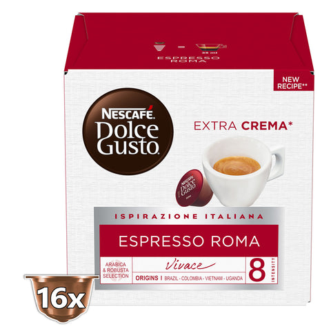 GETIT.QA- Qatar’s Best Online Shopping Website offers NSCF D/G ESPRESO ROMA16S 99.2G at the lowest price in Qatar. Free Shipping & COD Available!