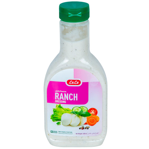 GETIT.QA- Qatar’s Best Online Shopping Website offers LULU RANCH DRESSING 400ML at the lowest price in Qatar. Free Shipping & COD Available!