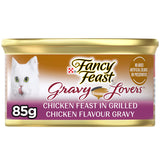 GETIT.QA- Qatar’s Best Online Shopping Website offers PURINA FANCY FEAST GRAVY LOVERS CHICKEN FEAST IN GRILLED CHICKEN FLAVOUR GRAVY CAT FOOD 85 G
 at the lowest price in Qatar. Free Shipping & COD Available!