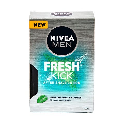 GETIT.QA- Qatar’s Best Online Shopping Website offers NIVEA MEN FRESH KICK AFTER SHAVE LOTION 100 ML at the lowest price in Qatar. Free Shipping & COD Available!