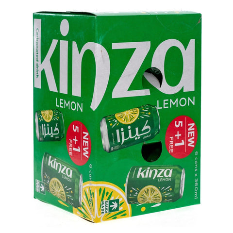 GETIT.QA- Qatar’s Best Online Shopping Website offers KINZA CARBONATED DRINK LEMON 6 X 360 ML at the lowest price in Qatar. Free Shipping & COD Available!