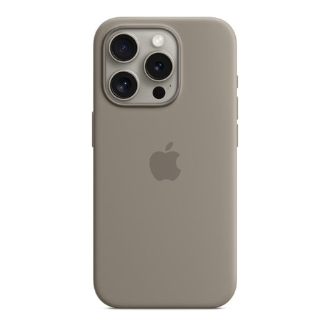 GETIT.QA- Qatar’s Best Online Shopping Website offers APPLE IPHONE 15 PRO SILICONE CASE WITH MAGSAFE, CLAY, MT1E3ZM/A at the lowest price in Qatar. Free Shipping & COD Available!