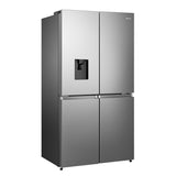 GETIT.QA- Qatar’s Best Online Shopping Website offers HISENSE FOUR DOOR FRENCH REFRIGERATOR, 579L, SILVER, RQ749N4ASU at the lowest price in Qatar. Free Shipping & COD Available!