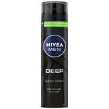 GETIT.QA- Qatar’s Best Online Shopping Website offers NIVEA MEN SHAVING GEL DEEP CLEAN BLACK CARBON 200 ML at the lowest price in Qatar. Free Shipping & COD Available!