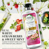 GETIT.QA- Qatar’s Best Online Shopping Website offers HERBAL ESSENCES BIO: RENEW CLEAN WHITE STRAWBERRY & SWEET MINT SHAMPOO 400 ML at the lowest price in Qatar. Free Shipping & COD Available!