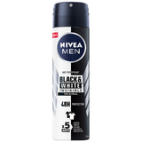 GETIT.QA- Qatar’s Best Online Shopping Website offers NIVEA MEN ANTIPERSPIRANT SPRAY BLACK & WHITE ORIGINAL 150 ML at the lowest price in Qatar. Free Shipping & COD Available!