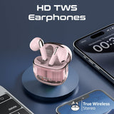 GETIT.QA- Qatar’s Best Online Shopping Website offers PROMATE TRANSPODS HD TRANSPARENT TWS EARBUDS WITH MIC, PINK at the lowest price in Qatar. Free Shipping & COD Available!