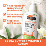 GETIT.QA- Qatar’s Best Online Shopping Website offers PALMER'S COCOA BUTTER FORMULA STRETCH MARKS MASSAGE LOTION 250 ML at the lowest price in Qatar. Free Shipping & COD Available!